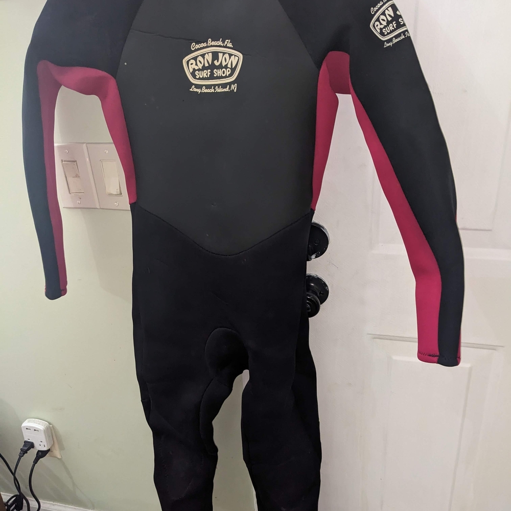 Ron Jon Black and Red Surf Wetsuit
